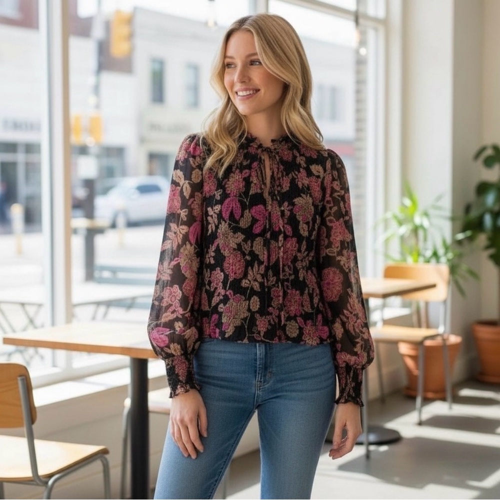 Like New Sanctuary Floral Blouse